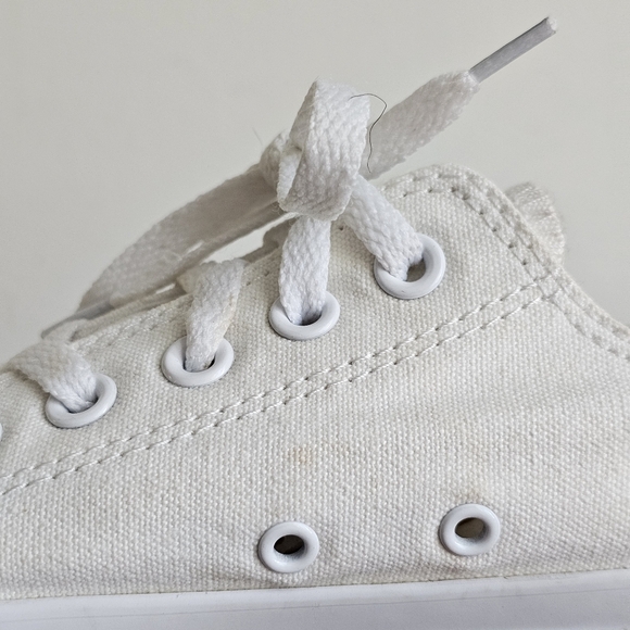 Converse All Star Shoreline Slip-On Low Top White Canvas Sneakers Women’s 7 - Picture 13 of 16